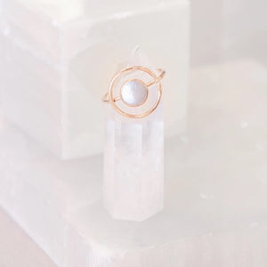 Mother Of Pearl - Orbit Stacking Ring | Mineral and Matter