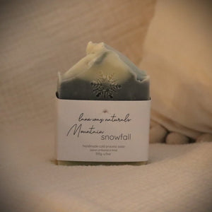 Mountain Snowfall - Cold Process Soap Bar | Lane Way Naturals