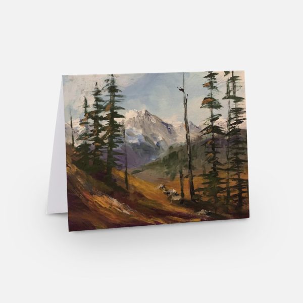 Mountain View - Greeting Card | Carla Vermaat