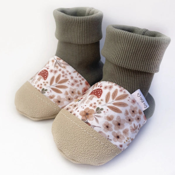 Mushroom - Baby Booties | Gus Kids Co.