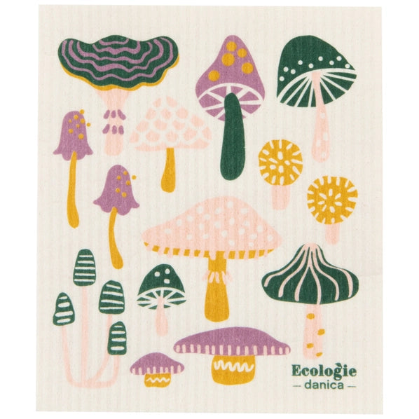 Mushroom Gems - Swedish Sponge Cloth | Danica Studios