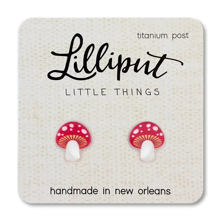 Mushroom Earrings | Lilliput Little Things