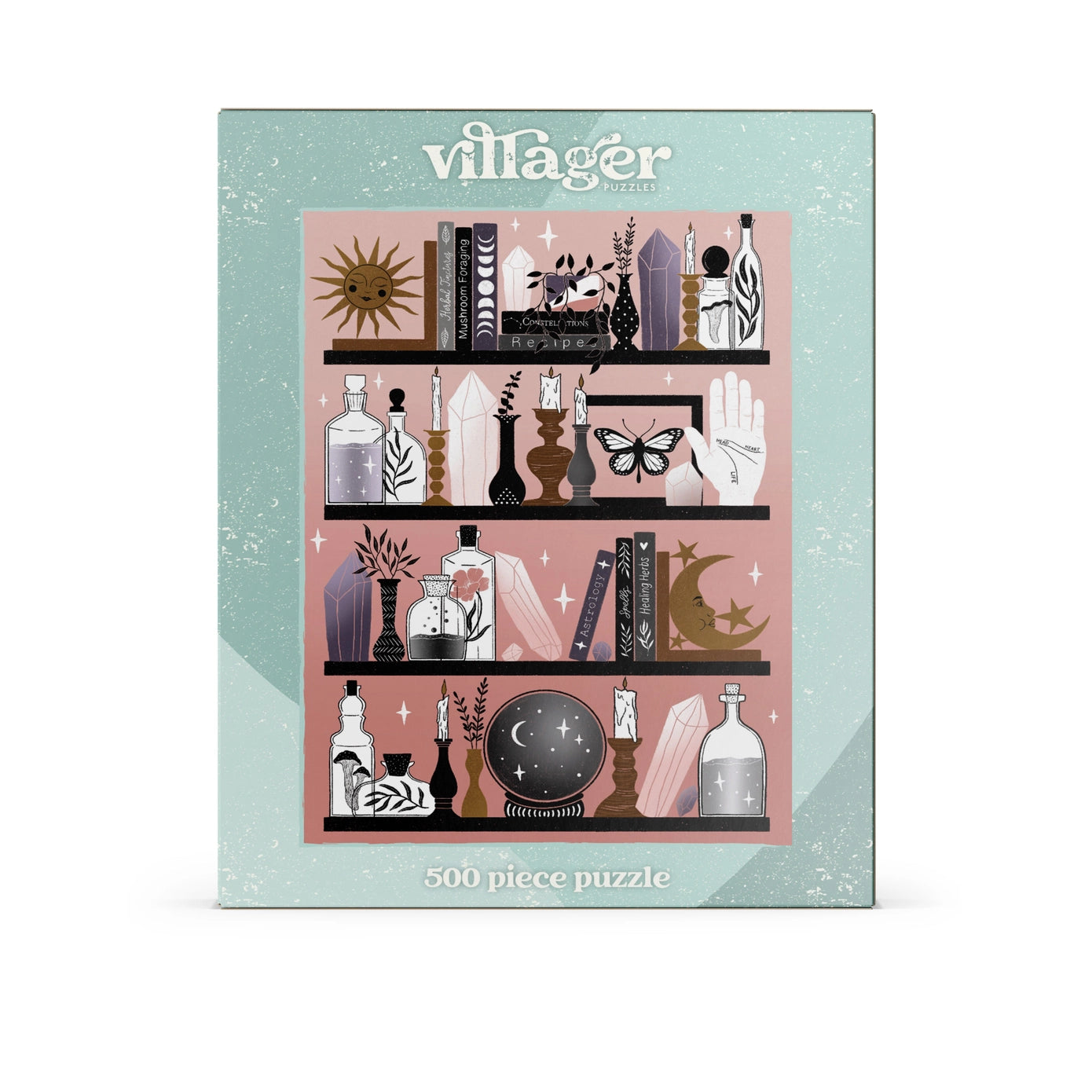 Mystic Bookshelf | 500-Piece Puzzle