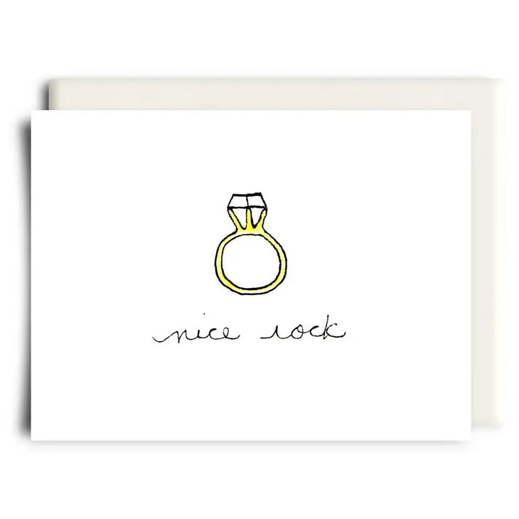 Nice Rock | Greeting Card