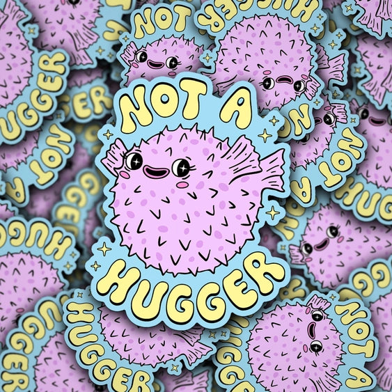 Not A Hugger - Sticker | Sonny Rising