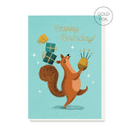 Nutty Squirrel - Birthday Card |  Stormy Knight