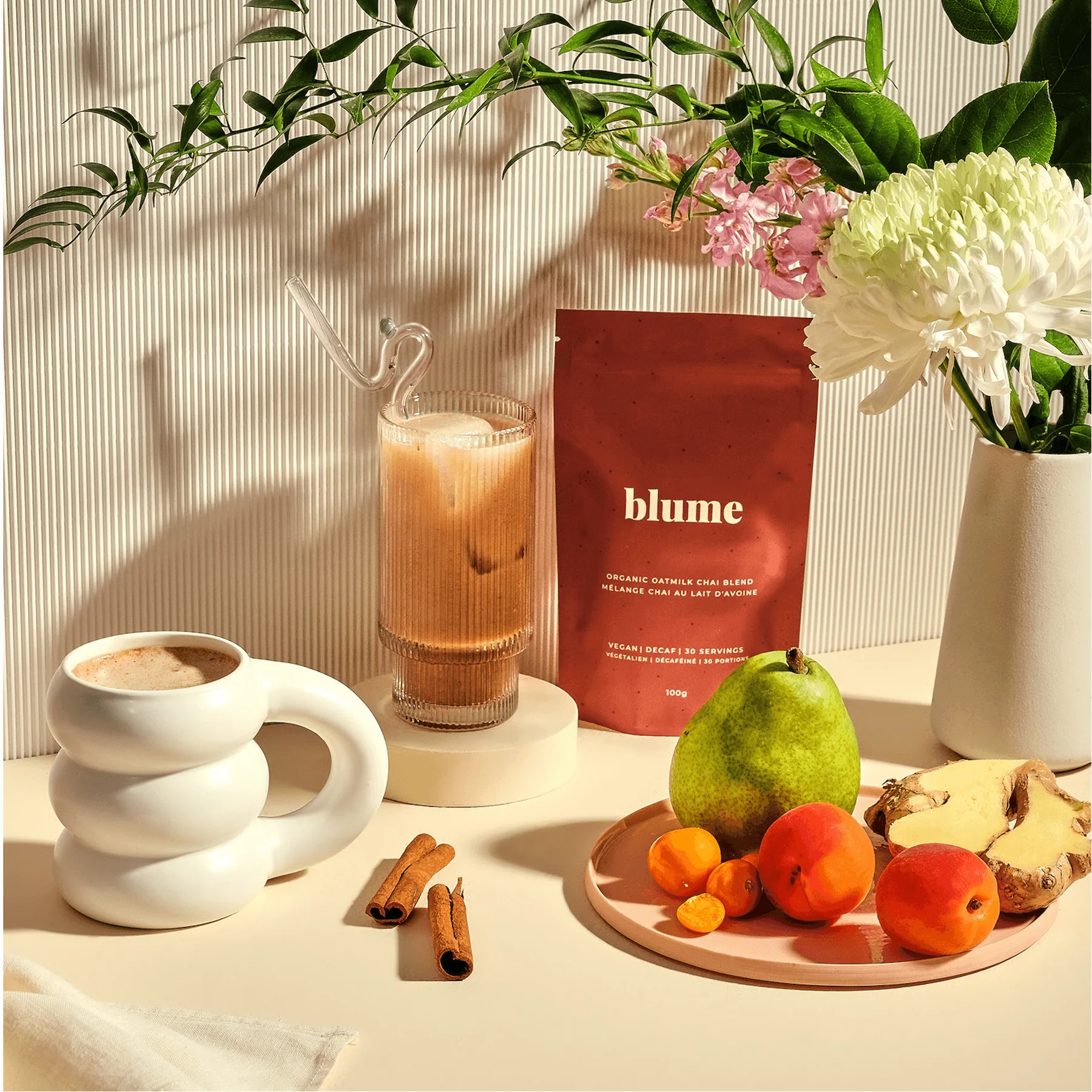 Oat Milk Chai Blend - Superfood Latte Powder | Blume