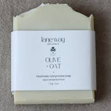 Olive + Oat - Cold Process Soap Bar | Lane Way Naturals