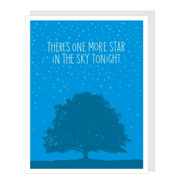 There's One More Star In The Sky Tonight | Sympathy Card