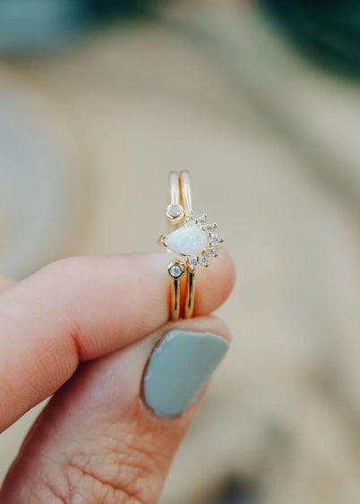 Opal Burst - Gold Ring | JaxKelly