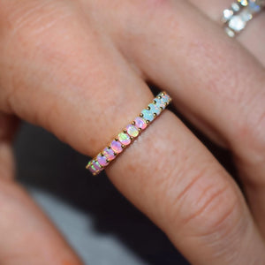 Dual Band - Opal Ombre Ring | La Kaiser