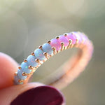 Dual Band - Opal Ombre Ring | La Kaiser