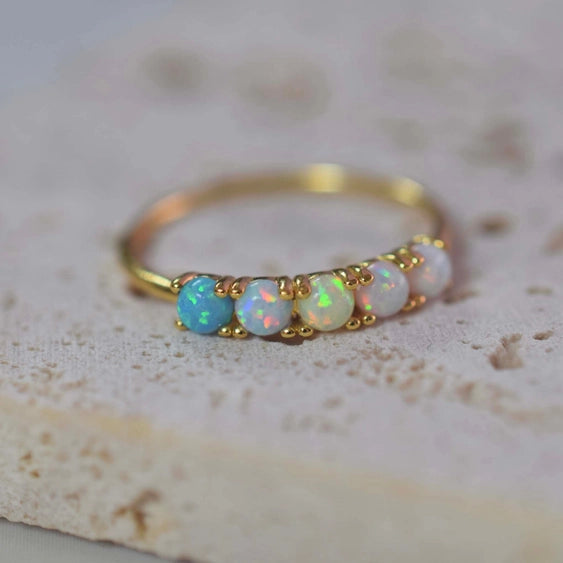 Quinn - Opal Ombre Ring | La Kaiser