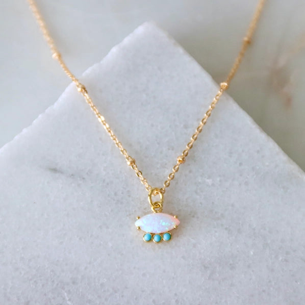 Opal & Turquoise Necklace | Mesa Blue