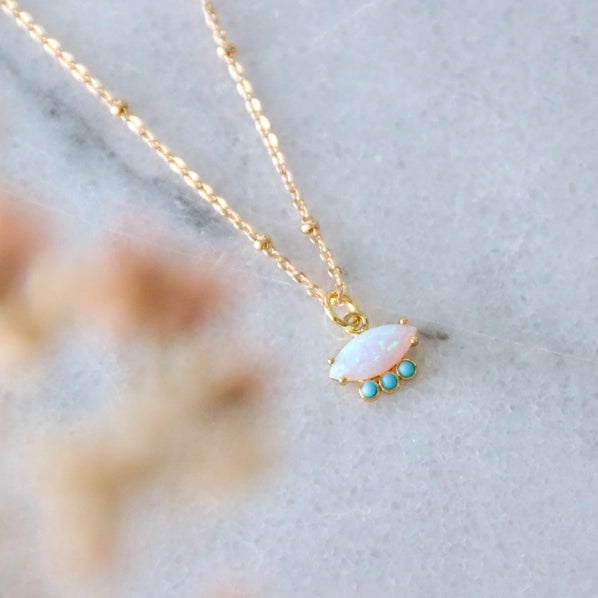 Opal & Turquoise Necklace | Mesa Blue