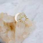 Opalite Sun and Moon Ring | Mesa Blue