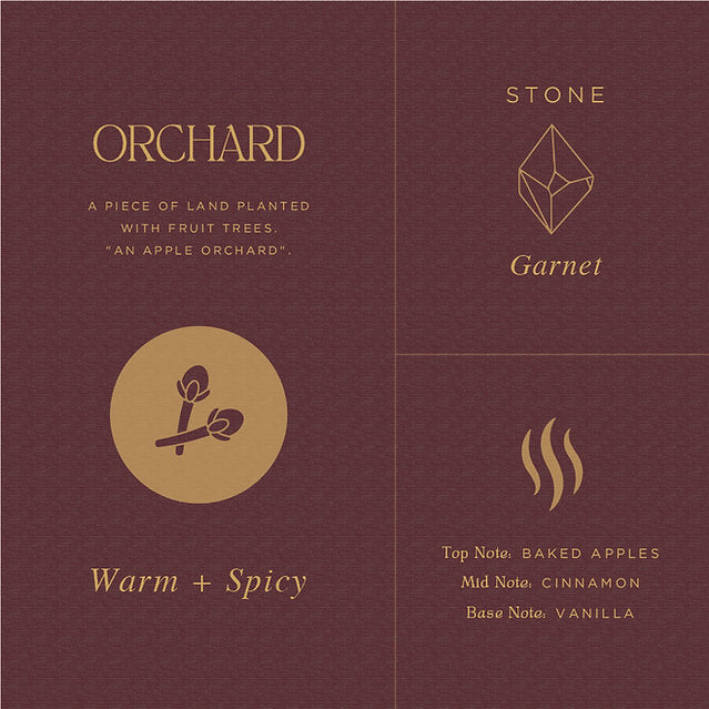 Orchard - Whiskey Glass Candle | AuraTae