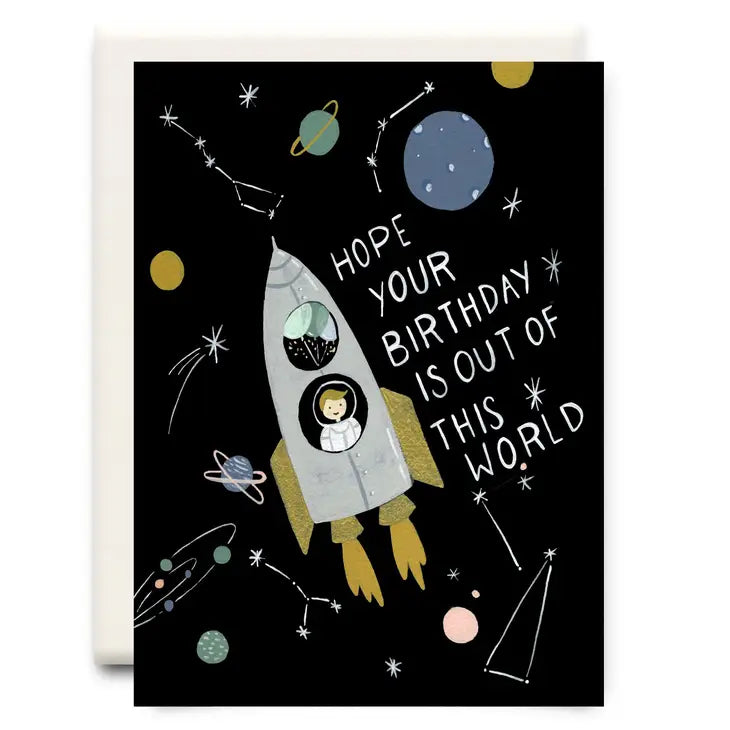 Out Of This World - Birthday Card | Inkwell Cards