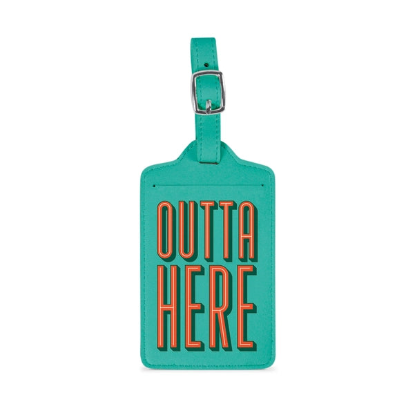 Outta Here - Luggage Tag | Fred