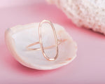 Oval - Gold-Fill Stacking Ring | Mineral and Matter