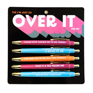 Over It - Pen Set | Shop Fun Club