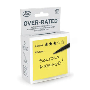 Over-Rated - Sticky Notes | Fred