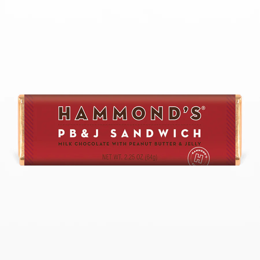 PB & J Sandwich Chocolate Bar | Hammond's Candies