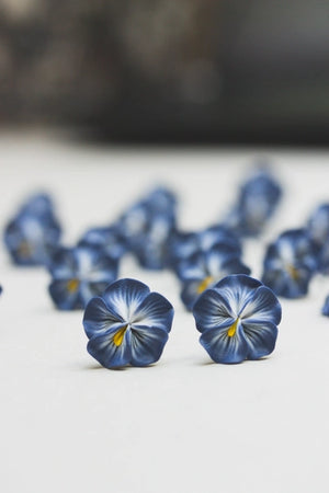 Pansy Handmade Stud Earrings| EtenIren