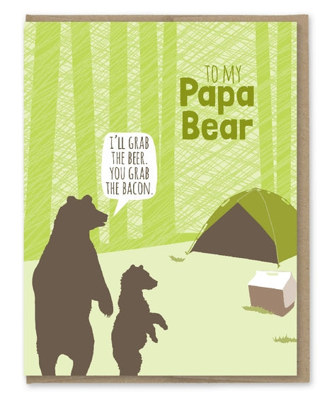 Papa Bear - Greeting Card | Modern Printed Matter