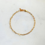 Paperclip Bracelet | Petite Gold