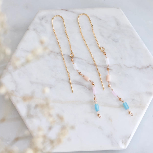 Pastel Bar | Threader Earrings