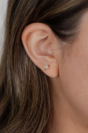 Pavé Mushroom | Stud Earrings