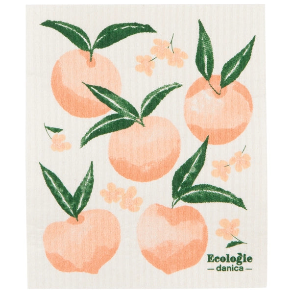 Peaches | Swedish Sponge Cloth