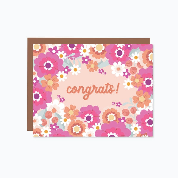 Peachy Congrats - Greeting Card | Paper Hearts