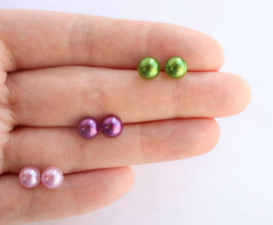 Classic Pearl | Metal Free Hypoallergenic Earrings