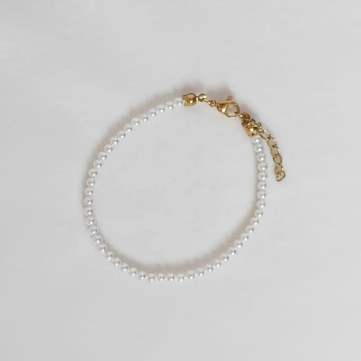 Pearl Bracelet | Petite Gold