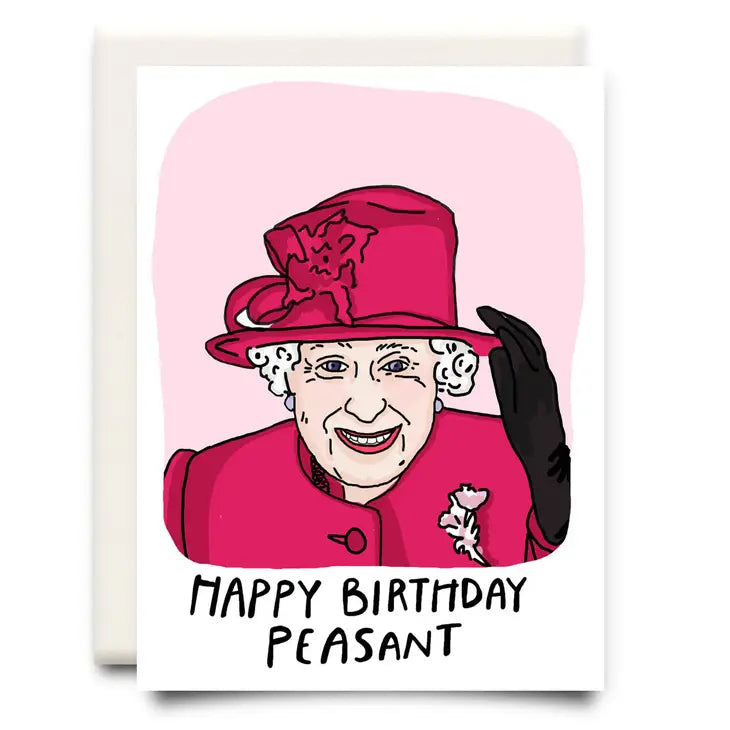 Happy Birthday Peasant - Greeting Card | Inkwell Cards
