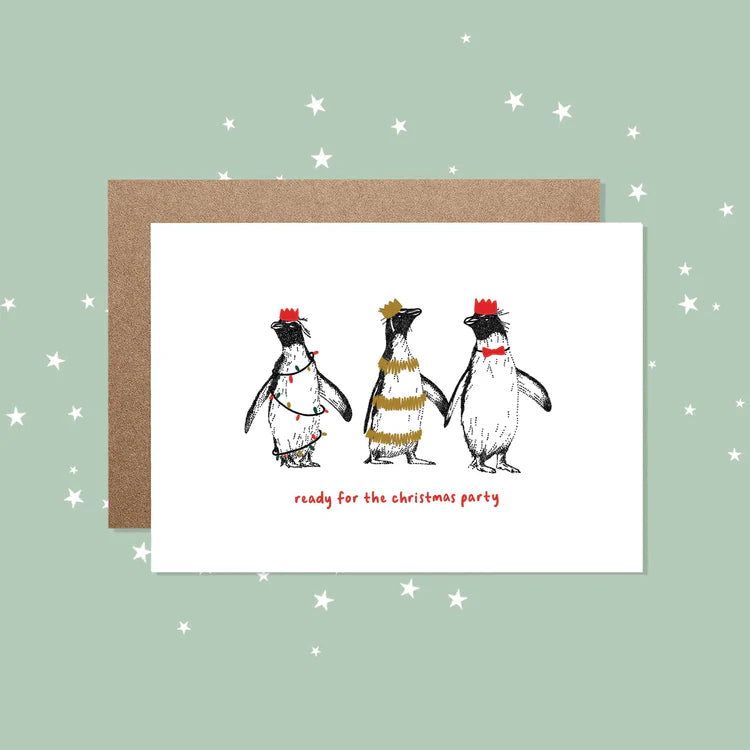 Ready For The Christmas Party | Holiday Greeting Card