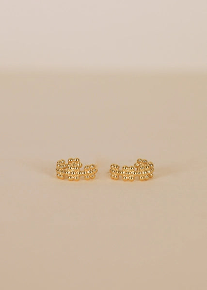 Petite Flower | Hoop Earrings