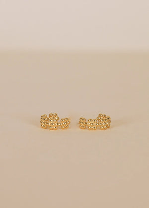 Petite Flower | Hoop Earrings