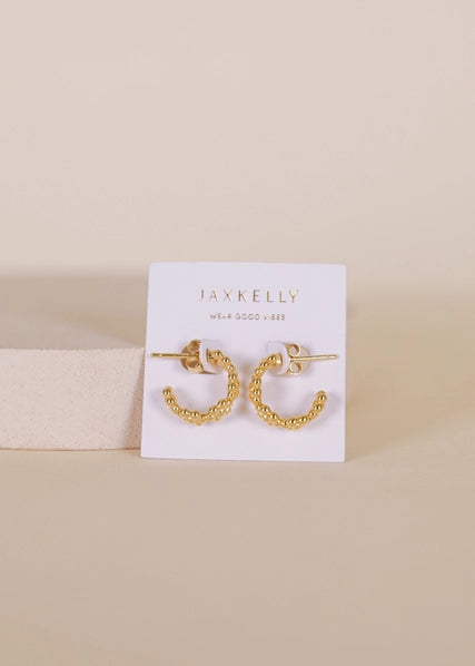 Petite Flower | Hoop Earrings