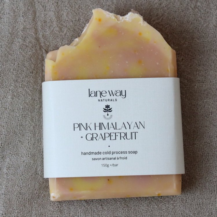 Pink Himilayan + Grapefruit | Cold Process Soap Bar