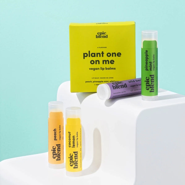 Plant One On Me | Vegan Lip Balm 4-Pack