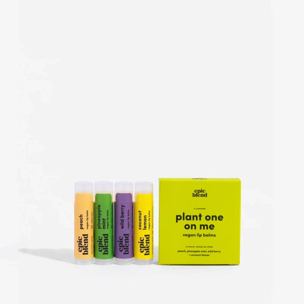 Plant One On Me | Vegan Lip Balm 4-Pack