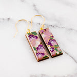 Plum Blossom Rectangle Earrings