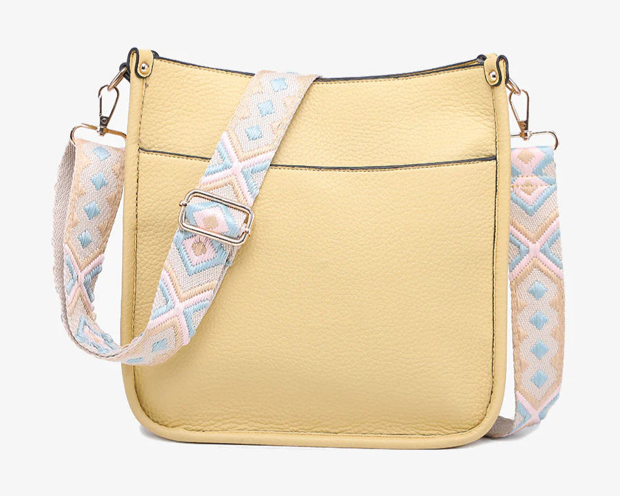 Posie - Vegan Crossbody Bag with Removeable Guitar Strap | Jen & Co