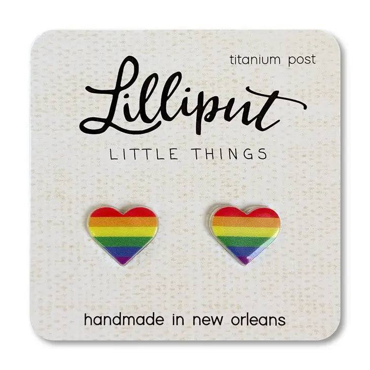 Pride Heart Earrings | Lilliput Little Things