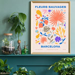 Fleurs Sauvages Barcelona Flower Print | Ink & Drop