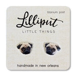 Pug Earrings | Lilliput Little Things