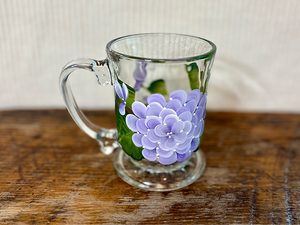 Purple Hydrangea | Hand Painted Mug